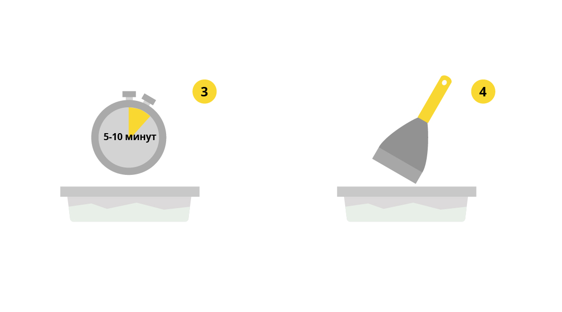 Как заделать трещину – замешиваем смесь, шаг второй Как заделать трещину — замешивание смеси, шаг 2 фото