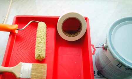 Инструменты для покраски потолка