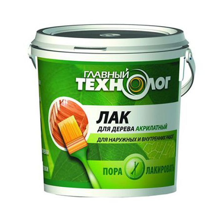 Акриловый лак на водной основе для дерева