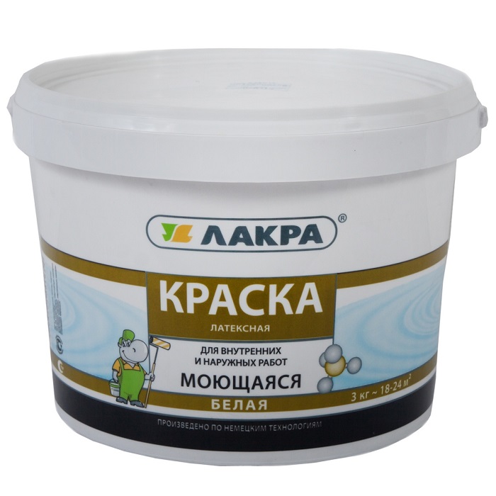 Латексная краска ЛАКРА